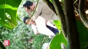 Indian College Boyfriend-girlfriend Doing Naughty Things At Outdoor Park