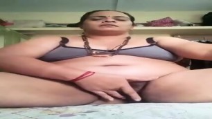 Lusty Indian Aunty Enjoying Masturbation -india.mp4