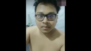 Indian Chubby Man Horny in the Morning