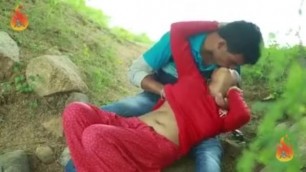 Indian Girl Boobs Pressing in Public