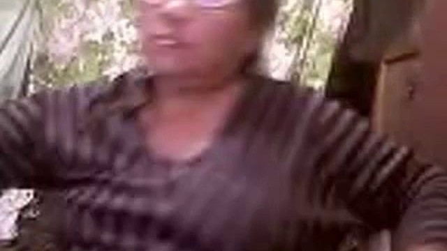 Asian granny Elizabeth 57 yr flashing 2