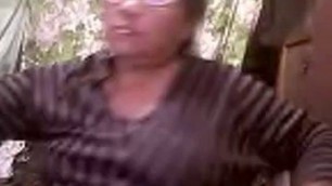 Asian granny Elizabeth 57 yr flashing 2