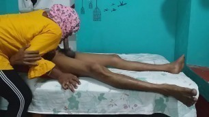 Indian Mom Pampa blowjob and fuck with her real son