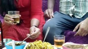 The mistress made special food for the sahib and while eating food she kissed the pussy -  Hindi with sexy voice