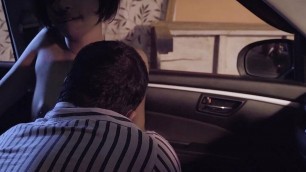 Indian Muscular Boyfriend Fucks His Girlfriend In the Car at Night – Full Movie