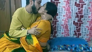 Indian teen boy has hot sex with friend's sexy mother! Hot webseries sex