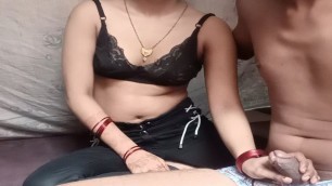 Indian Desi Bhabhi has sex with her devar, cock sucking, fucking