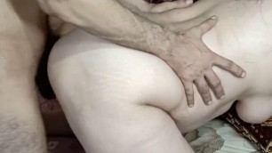 Hard Fucking pussy of Bubble Butts wife Rani in Doggystyle with no mercy, hard fuck with loud moaning and clear Hindi au